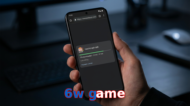Main screen of 6W Game apk page for PK players